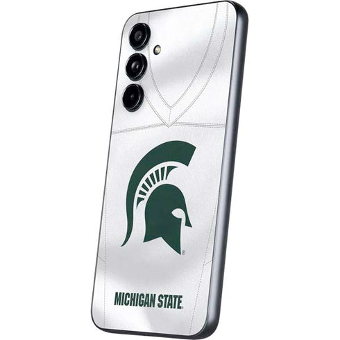 Michigan State University White Jersey Galaxy A54 5G Skin