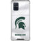 Michigan State University White Jersey Galaxy A71 5G Clear Case