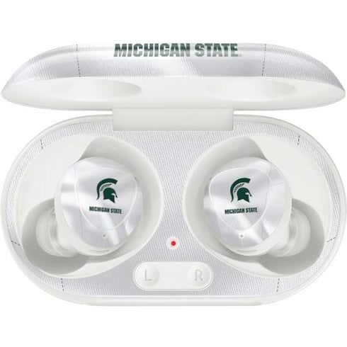 Michigan State University White Jersey Galaxy Buds Plus Skin
