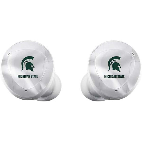 Michigan State University White Jersey Galaxy Buds Plus Skin