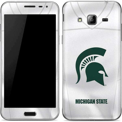 Michigan State University White Jersey Galaxy J3 Skin