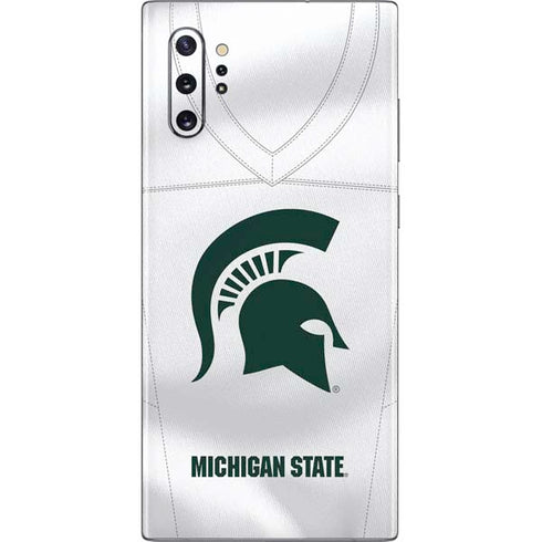 Michigan State University White Jersey Galaxy Note 10 Plus Skin