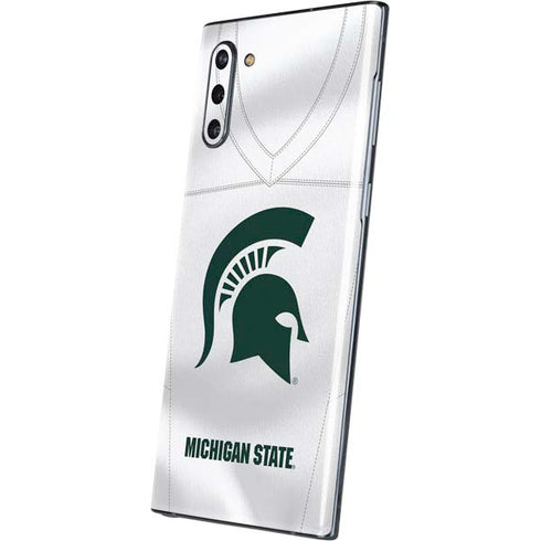 Michigan State University White Jersey Galaxy Note 10 Skin