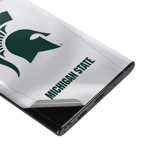 Michigan State University White Jersey Galaxy Note 10 Skin