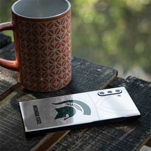 Michigan State University White Jersey Galaxy Note 10 Skin