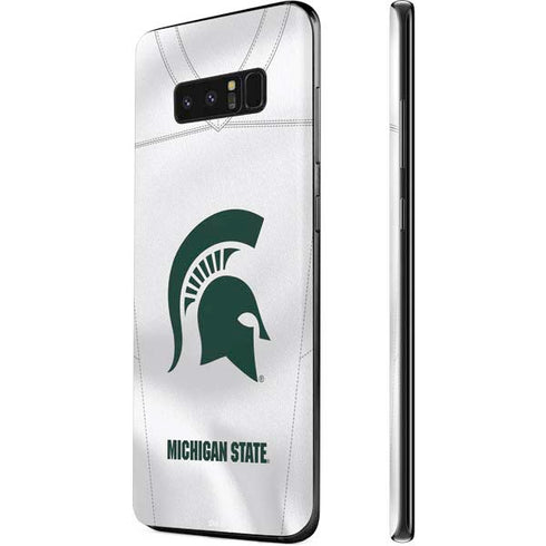 Michigan State University White Jersey Galaxy Note 8 Skin