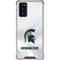Michigan State University White Jersey Galaxy Note20 5G Clear Case