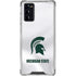 Michigan State University White Jersey Galaxy Note20 5G Clear Case