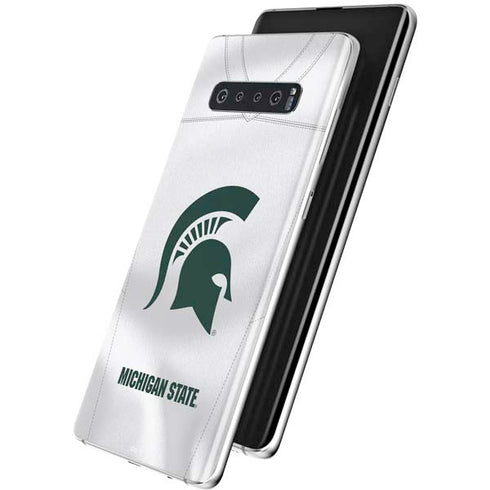 Michigan State University White Jersey Galaxy S10 Skin