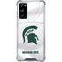 Michigan State University White Jersey Galaxy S20 FE Clear Case