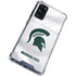Michigan State University White Jersey Galaxy S20 FE Clear Case