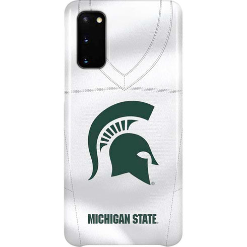 Michigan State University White Jersey Galaxy S20 Lite Case