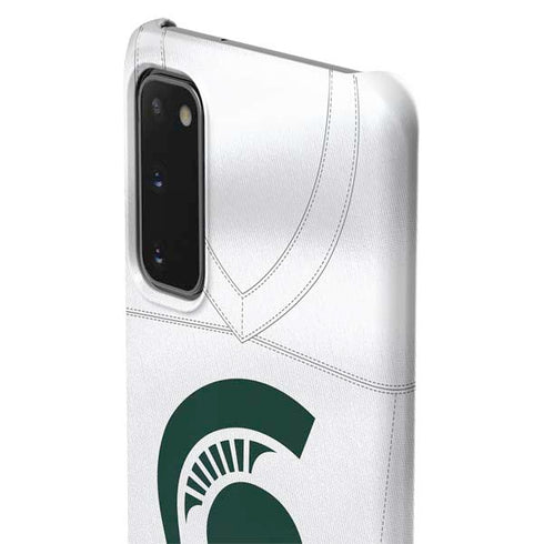 Michigan State University White Jersey Galaxy S20 Lite Case