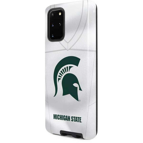 Michigan State University White Jersey Galaxy S20 Plus Pro Case