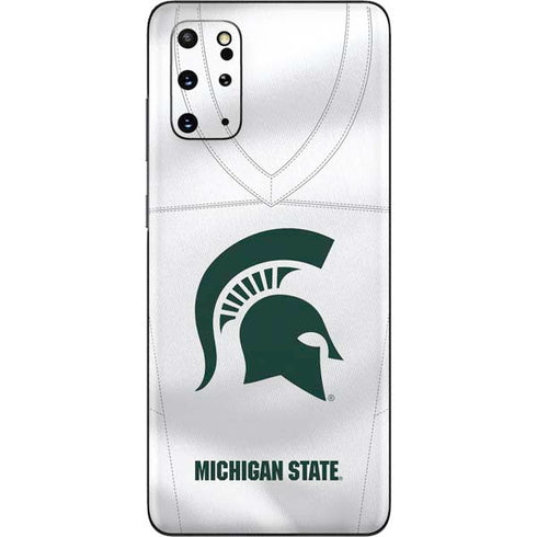 Michigan State University White Jersey Galaxy S20 Plus Skin