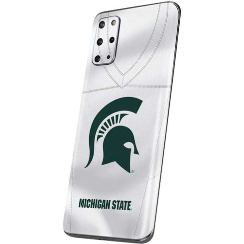 Michigan State University White Jersey Galaxy S20 Plus Skin