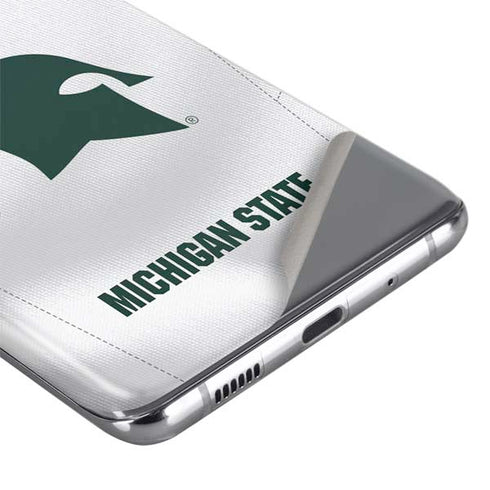 Michigan State University White Jersey Galaxy S20 Plus Skin
