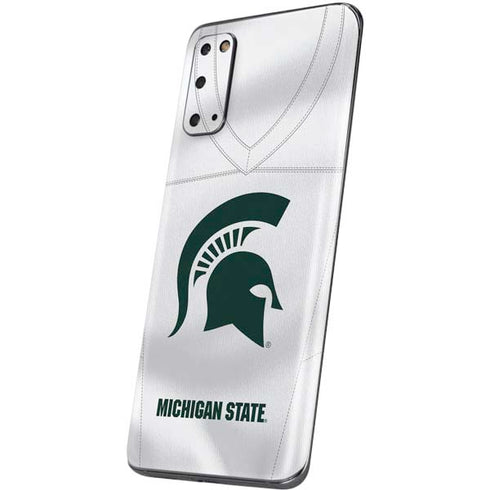 Michigan State University White Jersey Galaxy S20 Skin
