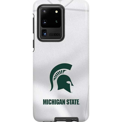 Michigan State University White Jersey Galaxy S20 Ultra 5G Pro Case