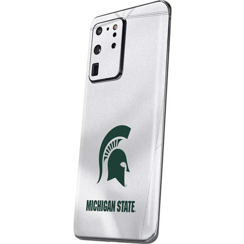 Michigan State University White Jersey Galaxy S20 Ultra 5G Skin