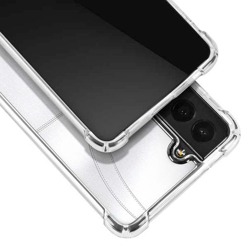 Michigan State University White Jersey Galaxy S21 FE Clear Case
