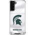 Michigan State University White Jersey Galaxy S21 Plus 5G Clear Case