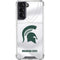 Michigan State University White Jersey Galaxy S22 Clear Case