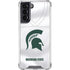 Michigan State University White Jersey Galaxy S22 Clear Case