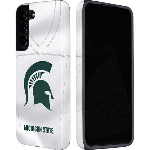 Michigan State University White Jersey Galaxy S22 Plus Pro Case