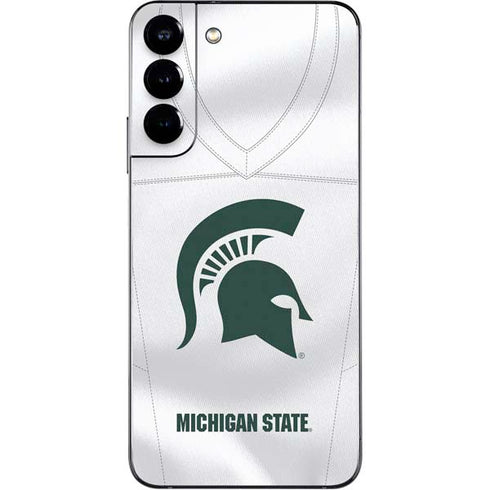 Michigan State University White Jersey Galaxy S22 Plus Skin