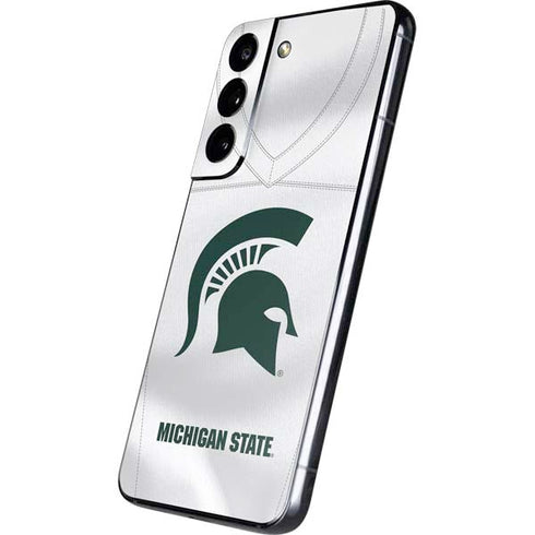 Michigan State University White Jersey Galaxy S22 Plus Skin