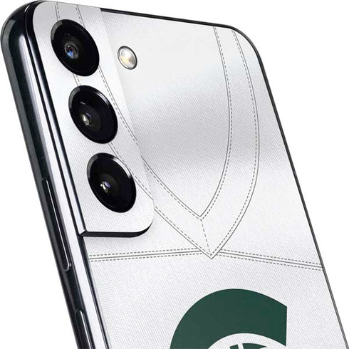 Michigan State University White Jersey Galaxy S22 Plus Skin