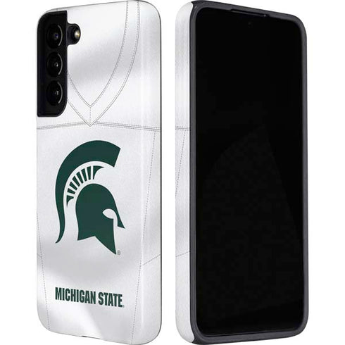 Michigan State University White Jersey Galaxy S22 Pro Case