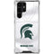 Michigan State University White Jersey Galaxy S22 Ultra Clear Case