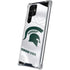 Michigan State University White Jersey Galaxy S22 Ultra Clear Case
