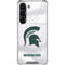Michigan State University White Jersey Galaxy S23 Clear Case