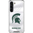 Michigan State University White Jersey Galaxy S23 Clear Case