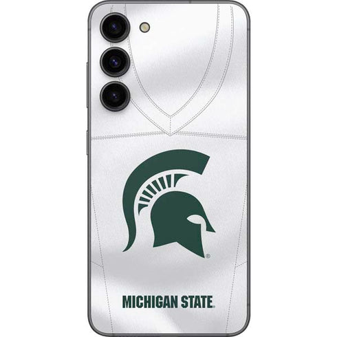 Michigan State University White Jersey Galaxy S23 FE Skin