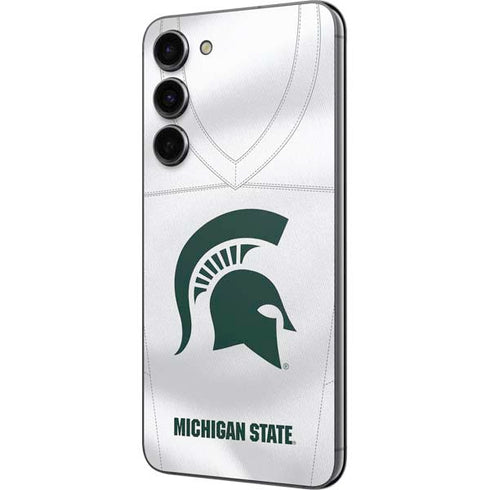 Michigan State University White Jersey Galaxy S23 FE Skin