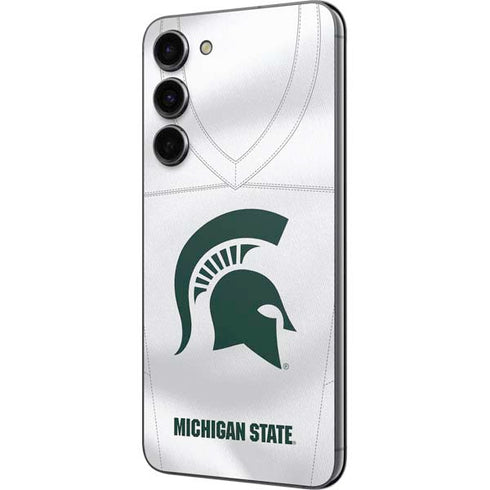 Michigan State University White Jersey Galaxy S23 Plus Skin