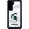 Michigan State University White Jersey Galaxy S23 Plus Waterproof Case