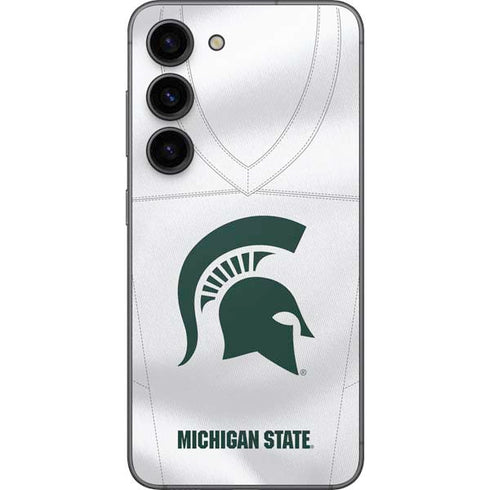 Michigan State University White Jersey Galaxy S23 Skin