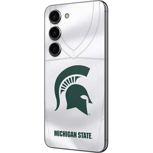 Michigan State University White Jersey Galaxy S23 Skin