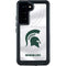 Michigan State University White Jersey Galaxy S23 Waterproof Case