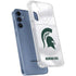 Michigan State University White Jersey Galaxy S24 Clear Case