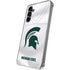 Michigan State University White Jersey Galaxy S24 Plus Clear Case
