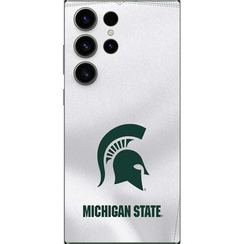 Michigan State University White Jersey Galaxy S24 Ultra Skin