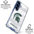 Michigan State University White Jersey Galaxy S25 Plus Clear Case