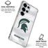 Michigan State University White Jersey Galaxy S25 Ultra Clear Case