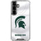 Michigan State University White Jersey Galaxy S26 Clear Case